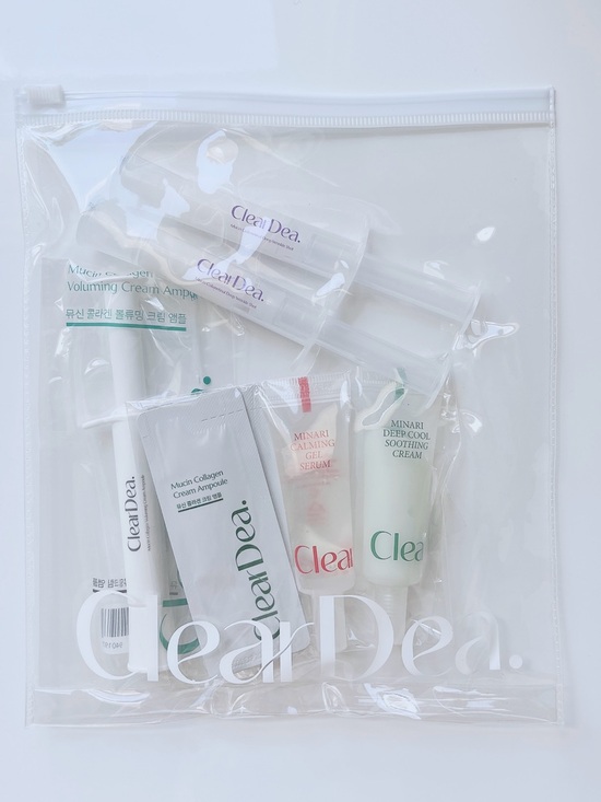 ClearDea Other - New Korean ClearDea Mucin Collagen Voluming Cream Ampoule Bundle Kit Skincare